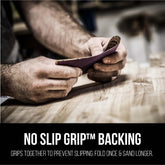 3M Advanced Sandpaper, 20 Sheets, 220 Grit, 3M Pro Grade Precision, Features No-Slip Grip Backing, 9-in x 11-in, For Sanding Wood, Drywall, or Metal, Can be Used on Wet or Dry Surfaces (26220CP-P-G)